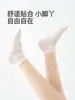 Calcetines para niñas, estilo de verano finos, calcetines invisibles para niños, antideslizantes, no se caen, de algodón, calcetines infantiles Clase A, calcetines cortos de malla transpirable para primavera y verano