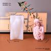 Vela Perfumada de Madre Sosteniendo a un Niño Molde de Silicona Molde para Velas de Resina DIY Molde de Figura de Diosa del Cuerpo Humano Adorno