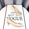 61502-148A Temperamento Viajero Tacones Altos Zapatos de Banquete de Boda para Mujer Zapatos de Salón Mujer Tacón de Aguja con Suela Suave