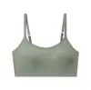 Camisole de peça única com bojo fixo sem aro, para uso transfronteiriço, top para sustentação do busto feminino, atacado de lingerie