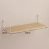 Soporte para Proyector de Casa Sin Taladro Estante de Almacenamiento para Montar en la Pared junto a la Cama Estante de Almacenamiento para la Pared de la Sala Estante Colgante Bandeja Colgador