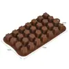 Molde de Silicone para Chocolate Desenho Animado Multiestilo Transfronteiriço Números e Letras Molde de Assar DIY Molde para Fudge Cubo de Gelo