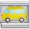 Pulseira modular clássica de aço inoxidável mais vendida trem ônibus escolar DADDY navio pulseira de combinação DIY sourcing transfronteiriço