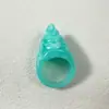 Serie Transoceánica Color Caracola Anillo de Resina Estilo Festivo Colorido Tridimensional Personalidad de Nicho Anillo para el Dedo Índice
