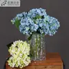 Hortensia Artificial con Textura Realista, Decoración de Hortensia de PU para Eventos de Boda, Planta Ornamental, Flor Falsa de Hortensia Fresca
