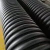 Tubería corrugada de doble pared de PE, tubería corrugada reforzada en espiral con banda de acero de HDPE, tubería especializada para drenaje subterráneo y aguas residuales