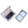 Caja Transparente de Doble Compartimento Cuadrada Dispensador de Muestras de Maquillaje Iluminador Sombra de Ojos Rubor Lápiz Labial Bandeja Magnética Bandeja Dispensadora Magnética
