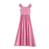 Ins estilo europeu e americano 2026 nova moda temperamento Amazon atacado feminino elegante vestido longo para o trabalho