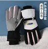 Guantes de Esquí Calientes de Invierno para Mujer, Antideslizantes, Cortavientos, Repelentes al Agua, Forrados de Felpa, Gruesos, Compatibles con Pantalla Táctil, para Ciclismo y Uso al Aire Libre