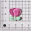 Buquê de Pétalas de Flor Tulipa Transparente Flor de Cinco Pétalas Presilha de Cabelo Elástico de Cabelo Patch para Capa de Celular DIY Acessórios de Resina