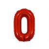 Balão de folha de alumínio digital novo transfronteiriço corpo emagrecedor balão digital vermelho decoração de festa de aniversário