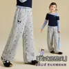 Pantalones Deportivos de Primavera para Niñas 2026 Nuevo Estilo para Niños Mayores, Estampado de Corazones de Dibujos Animados, Estilo Americano Dulce y Genial, Pantalones Largos de Moda