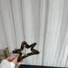 Pinza de garra grande retro con estampado de leopardo estilo coreano para mujer, nuevo y moderno, versátil, elegante, para recogidos, pinza de tiburón, accesorio para el cabello
