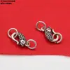 Plata de Ley Mariposa Pez Pequeño Borla Hebilla Cuenta Coleccionista Accesorios Retro Viejo DIY Hecho a Mano con Cuentas Pasador T Material
