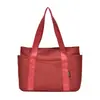 Bolso de mano de nuevo lanzamiento, elegante, de gran capacidad, adecuado para uso doméstico, estudiantes y para ir al trabajo, un bolso de hombro versátil para organizar pertenencias, con un diseño simple y fresco