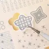 Libro de pegatinas para journaling con patrones de cuadrícula y lunares, pegatinas base decorativas para collage, colección de pegatinas para journaling