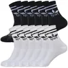 Calcetines Deportivos Rayados de Longitud Media para Hombre y Mujer, Calcetines Casuales de Algodón, Calcetines para Correr y Baloncesto de Cuatro Estaciones, Venta al por Mayor