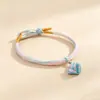 Pulseira de Corda Colorida do Festival do Barco Dragão Corda Vermelha Tecida à Mão Infantil Bebê Pequeno Zongzi Corda de Mão Presente de Lote Festival de Maio