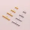 Colgante de Conexión Porosa de Acero Inoxidable, Varilla de Cierre Rápido, Conexión de Anillo de Soldadura, Collar, Hebilla de Pulsera, Accesorios para Joyería Hecha a Mano DIY