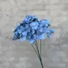 Simulação azul névoa buquê falso flores de casamento acabado flor de plástico arranjo de flores decoração de casamento guia de estrada arranjo de flores