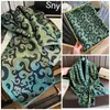 Bufanda Nueva de Seda Simulada, Bufanda Larga de Brocado, Moda Primavera y Otoño, Versátil Chal de Protección Solar de Verano, Turbante
