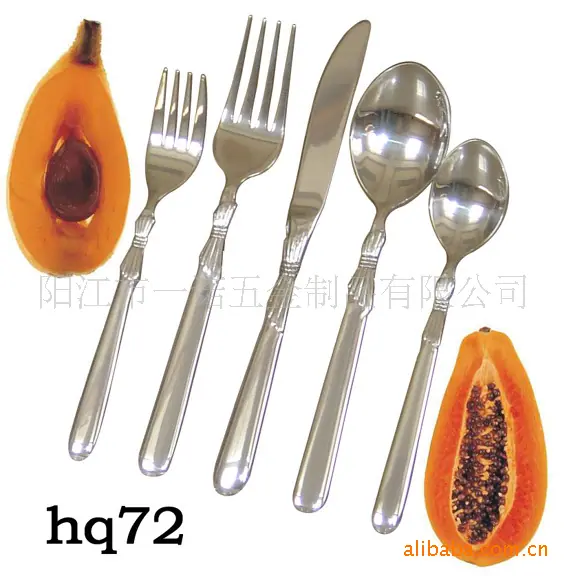 P-hq72西餐刀叉,全不锈钢餐具刀叉勺