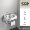 Lavabo de Pared para Uso Doméstico, Juego de Lavabo para Baño en Balcón, Soporte Triangular Simple de Cerámica para Apartamentos Pequeños