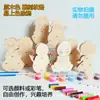 Diretamente do Fabricante: Personagens de História, Meninos e Meninas, Boneco de Neve de Natal, Quebra-Cabeça de Madeira DIY Feito à Mão para Pintar, Brinquedo Divertido Tumbler