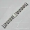 Pulseira de Relógio com Fivela de Tartaruga de Cinco Contas Dupla Fivela de Segurança Adequada para Apple Geração 10987 Pulseira de Relógio de Aço Inoxidável Pulseira de Aço Joia