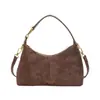 Bolsa de Mão de Alta Qualidade com Textura Fosca para Outono e Inverno Bolsa de Ombro Versátil e Fashion Bolsa Tendência Dumpling Bolsa Transversal Exquisita