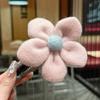2025 Nuevo Clip Pinza Flor Artificial para Mujer Clip de Alto Valor para Recogido en la Parte Posterior de la Cabeza Clip de Tiburón Rosa Pasador Adorno para el Cabello