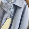 Camisa de Algodón Puro Morado Dopamina para Mujer, Nueva Simple de Otoño Holgada Casual Versátil Adelgazante Camisa Chaqueta Cubre Todo