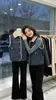 Estação Ouzhou Colete Jeans Estilo Coreano Moda Redutor de Idade Com Veludo Espessado Quente Colete Peça Externa Azul Escuro Outro Outro