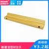 F03-805 Perfil de Alumínio Sólido Minimalista Moderno Puxador de Gaveta de Guarda-Roupa Nórdico Puxador de Porta de Correr Push-Pull
