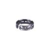 Anillo de plata con navaja abierta retro Zhenrong, estilo nacional, hoja de plata tailandesa, anillo antiguo con gancho, anillo agresivo.