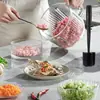 Picadora de Carne Manual Transfronteriza Picadora de Carne Raspador de Cocina Mezclador de Carne Picada Pala de Cuchillo de Cocina Stock Listo