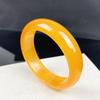 Pulseira de Jade Gobi de Xinjiang, Jade Seda Dourada, Jade Quartzo, Pulseira de Jade Amarela para Mulheres, para Parentes e Amigos