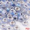 Magic acrílico grande furo contas AB cor realce candy cor reta furo frisado pulseira colar DIY contas soltas atacado