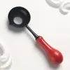 Nova Colher de Madeira Antiaderente, Colher de Tinta de Fogo, Ferramenta de Aquecimento para Selo de Tinta de Fogo, Cera de Tinta de Fogo, Antiaderente e Fácil de Limpar