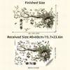 HS3592H Nido de Pájaro Original Rama de Primavera Pegatinas de Pared Autoadhesivas para Pájaros Dormitorio Estudio Embellecimiento del Hogar Pegatinas Decorativas