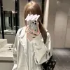 Moletom com Capuz Estilo Coreano Simples Americano para Mulheres Moda Outono e Inverno 2025 Estilo Preguiçoso Solto Jaqueta Cardigan com Zíper