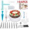 Bandeja Giratória para Bolo Conjunto de 106 Peças Bandeja Giratória para Bolo de Aço Inoxidável Ferramentas para Cobertura e Decoração de Bolos Fabricante Atacado