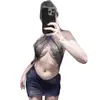 Lencería Sexy, Falda de Tirantes Sexy Transparente, Ropa de Cama Apasionada para Parejas, Atractivo Adorno de Encaje, Pieza Única