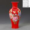 Adornos de Jarrón de Cerámica Jingdezhen Decoraciones para el Hogar Arreglo de Flores Secas Estilo Chino Nuevo Sala de Estar Mueble de TV Artesanía Liquidación