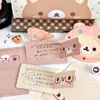 Tarjetas de mensajes creativas para arrancar, notas adhesivas de dibujos animados lindas, tarjetas para raspar DIY para actividades escolares estudiantiles, escritas a mano