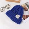 Gorro de punto con patrón de cáñamo a prueba de frío para niños, gorro de invierno cálido y cortavientos, gorro de lana para estudiantes, cara pequeña, combina con todo