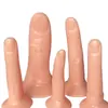 Plug Anal para Dedo Posterior Masculino Cinco Polegares Dedos Pequenos Pênis Artificial Vara para Masturbação Feminina Dilapis Suprimentos Adultos