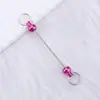 Llavero Creativo de Cuentas Hecho a Mano con Gradiente de Colores Colgante Accesorios Multicolor Opcional Bastón de Cuentas DIY Venta al por Mayor