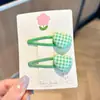 Pasador de Pelo Estilo Coreano para Niños Lindo Corazón Pinza Bb Pinza Lateral para el Lado Pinza de Acrílico para Flequillo Accesorios para Cabello de Bebé Tocado para Mujeres