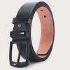 4.0CM nuevo cinturón popular para hombre con hebilla de pin negra de PU microfibra resistente al desgarro imitación cuero fabricantes suministran cinturón antiguo